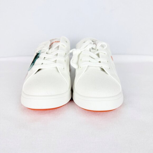 Tommy Bahama Women's Lorena Canvas White Sneaker Size 9 Memory Foam Lace Up NWOB - Picture 4 of 11